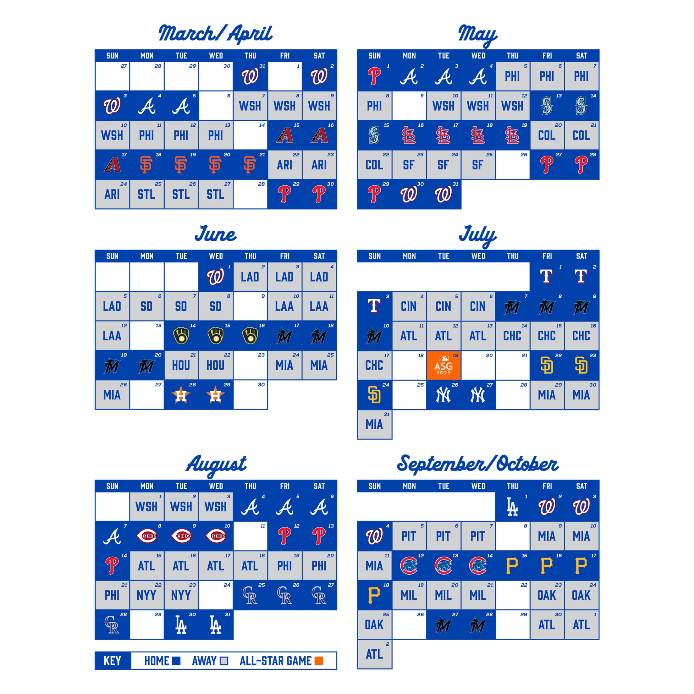 New York Mets Printable Schedule