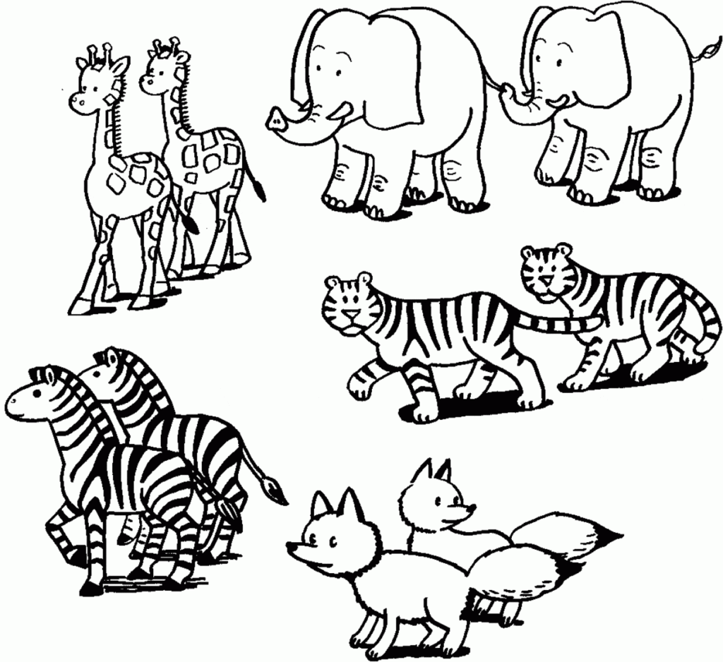 Noah s Ark Animals Printable Noahs Ark Animals Zoo Animal Coloring Pages Noah Ark Animals Printable