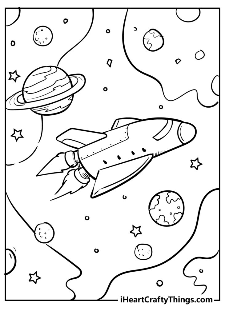 Outer Space Coloring Pages Updated 2022 