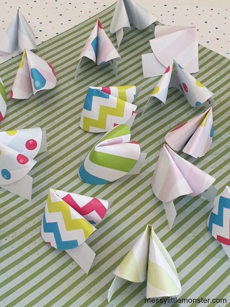 Paper Fortune Cookies For Kids Messy Little Monster