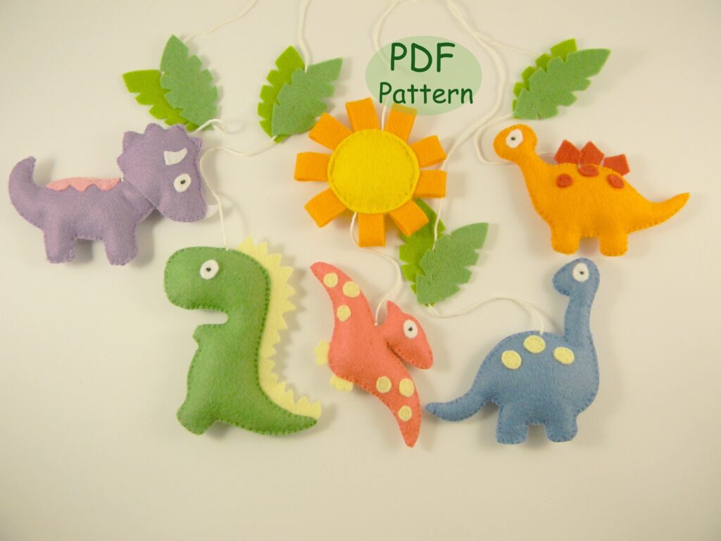 Printable Dinosaur Sewing Pattern Pdf Free