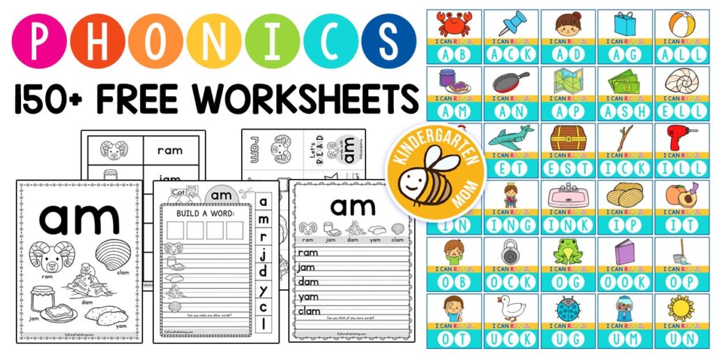 Phonics Worksheets Kindergarten Mom