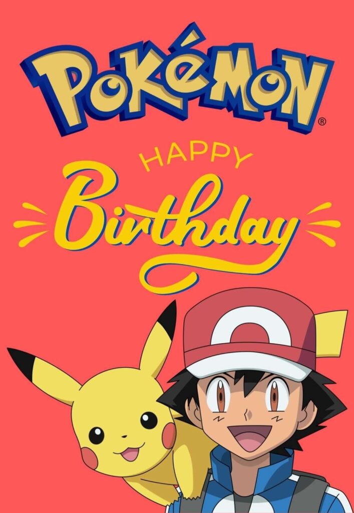 Pokemon Birthday Cards Free Printable