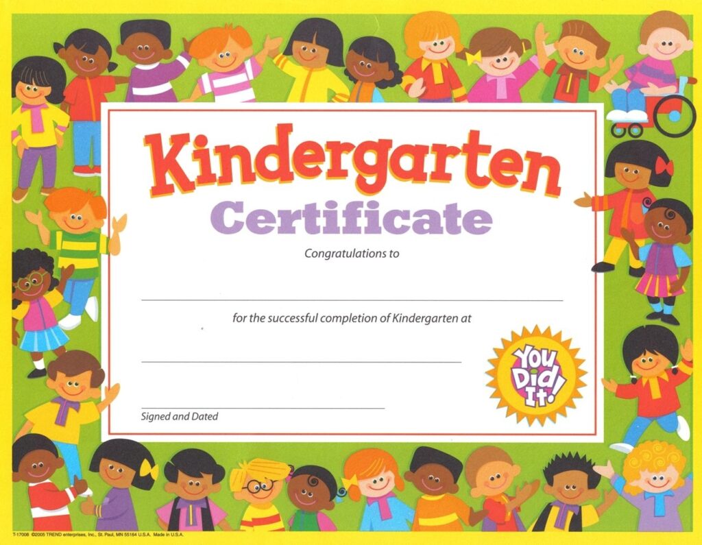 Free Printable Preschool Graduation Certificates