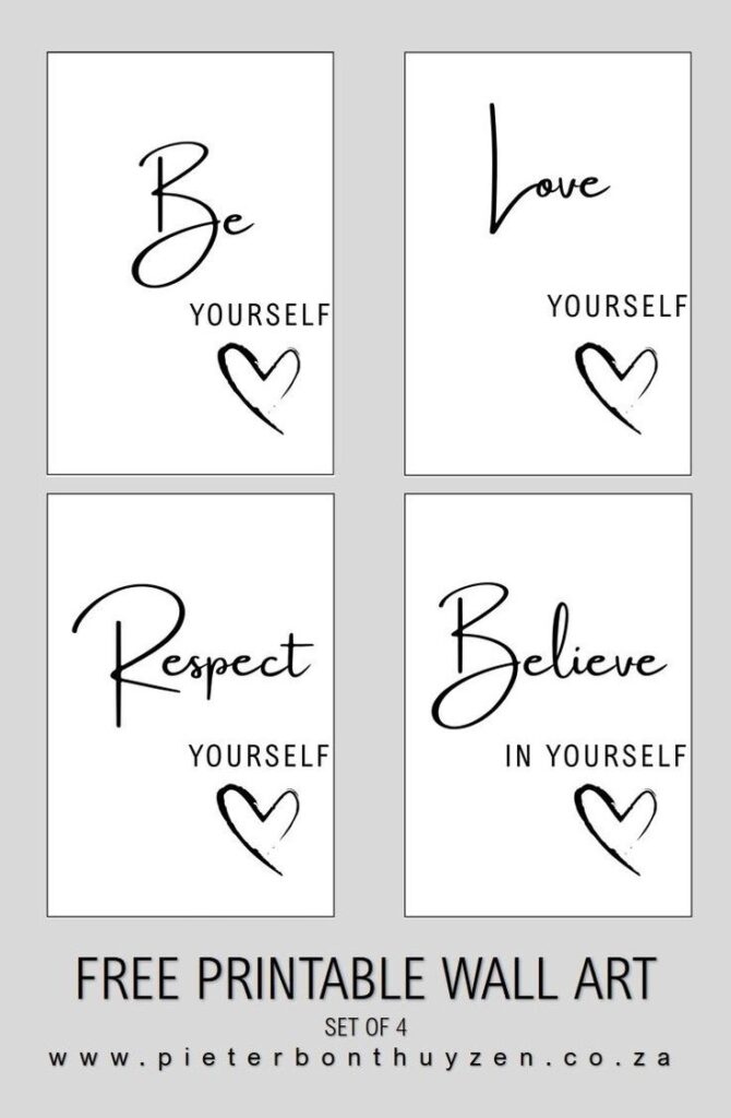 Pin On Basteln Printable Wall Art Quotes Free Printable Quotes Printable Inspirational Quotes