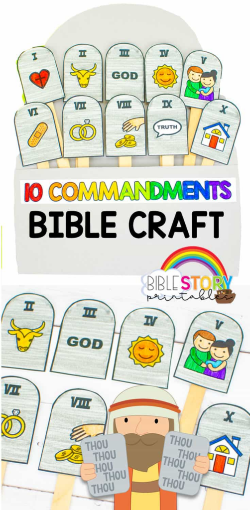 Pin On Bible Lessons 10 Commandments