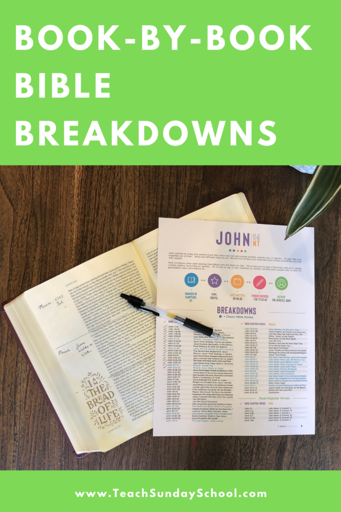 Free Printable Bible Breakdowns