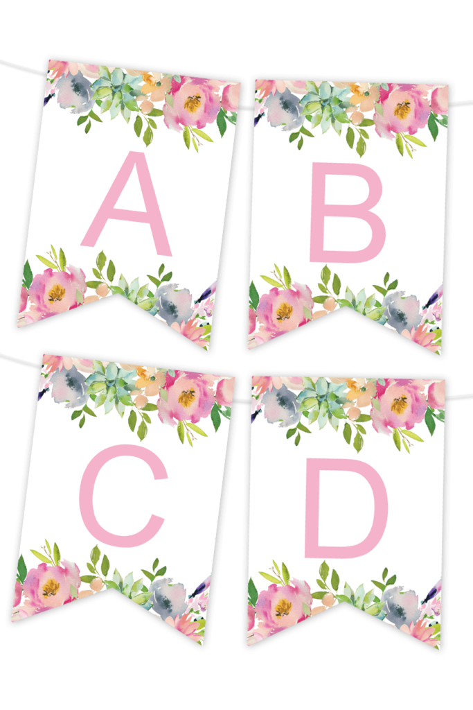 Free Printable Banner Letters Pdf