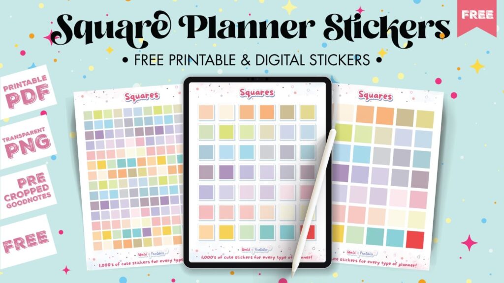 Free Planner Printables Stickers