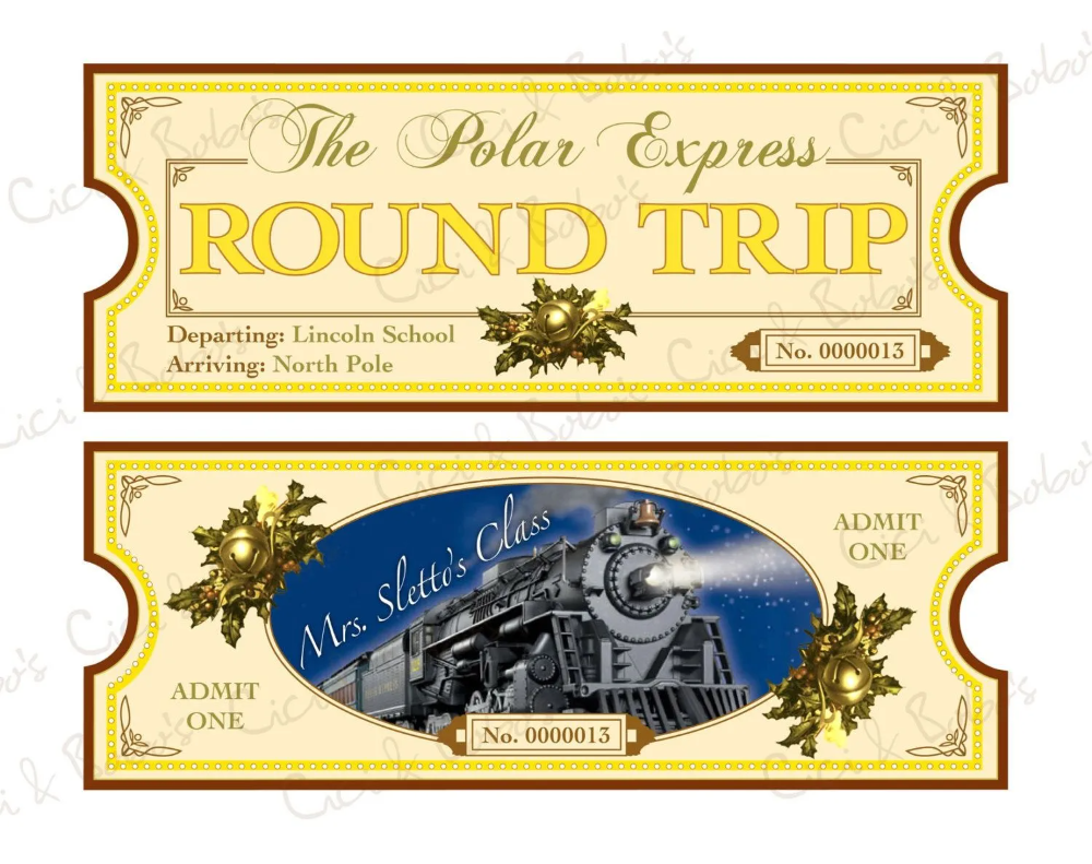Polar Express Ticket Template Printable BestTemplatess BestTemplatess Polar Express Tickets Ticket Template Printable Polar Express