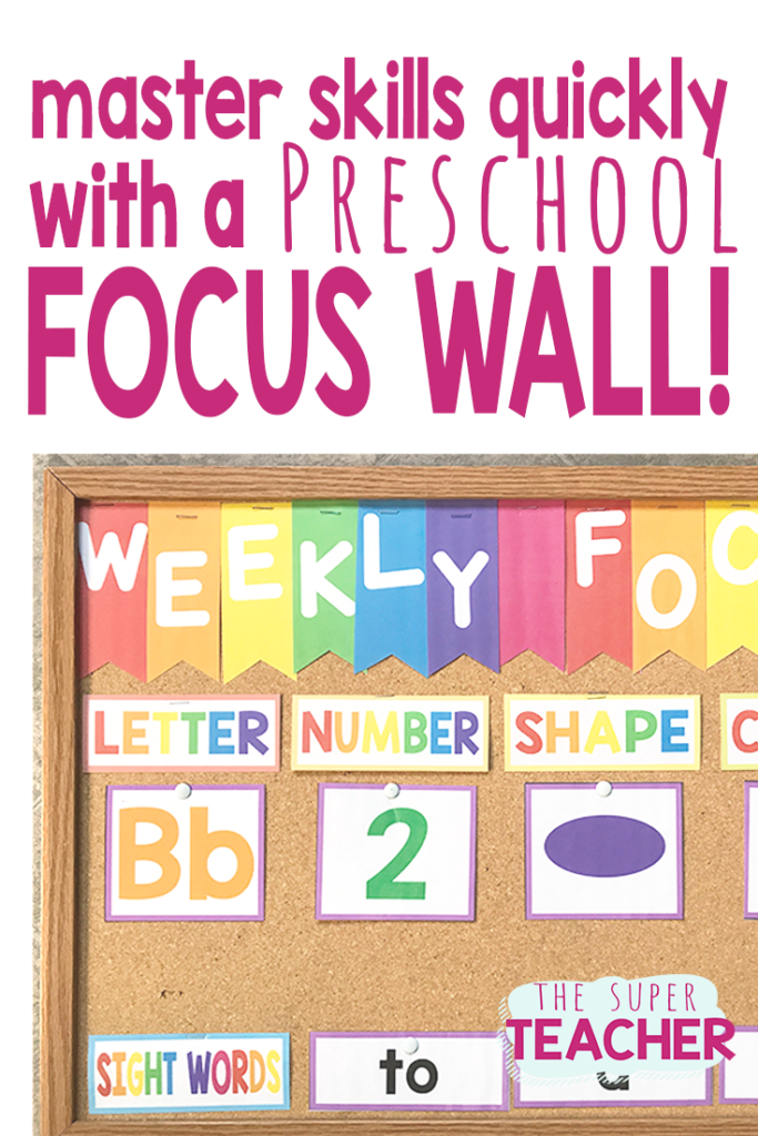 Preschool Focus Wall Focus Wall Preschool Kindergarten Science Interactive Notebook
