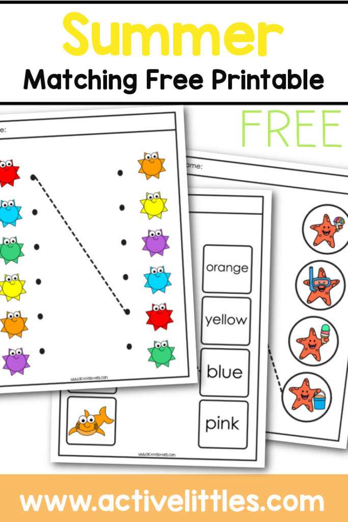 Preschool Summer Free Printable Active Littles