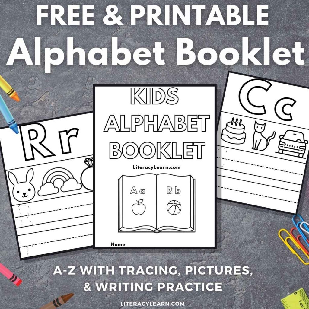 Printable Alphabet Book Free Download Literacy Learn