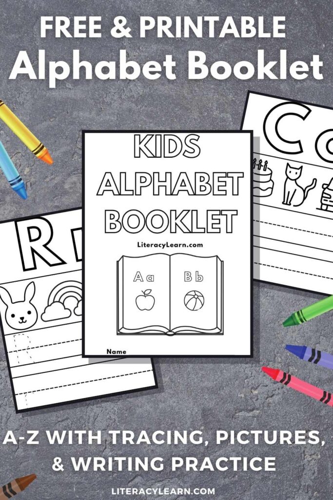 Printable Alphabet Book Free Download Literacy Learn
