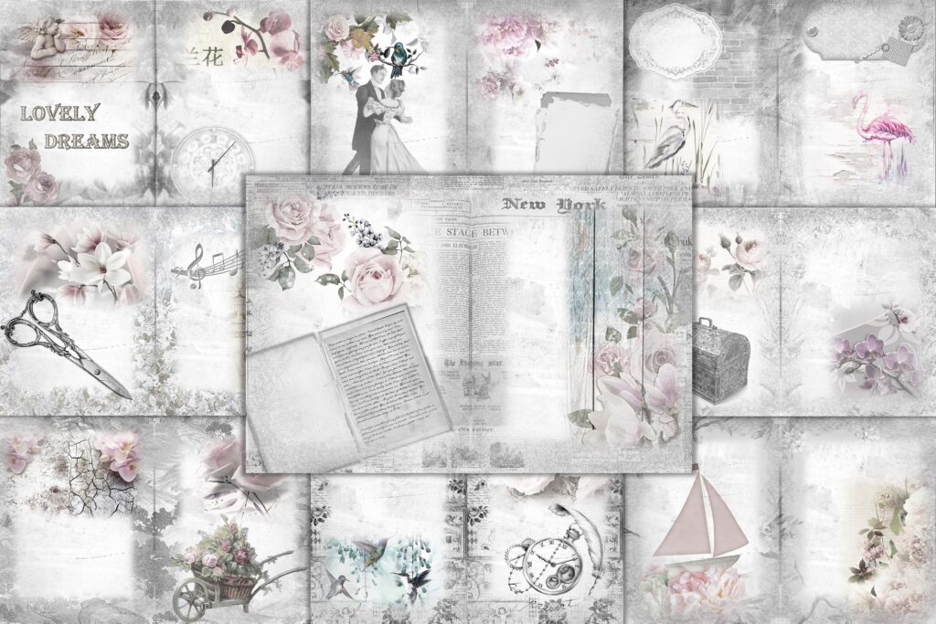 Printable Backgrounds With Free Clipart Graphic By The Paper Princess Creative Fabrica