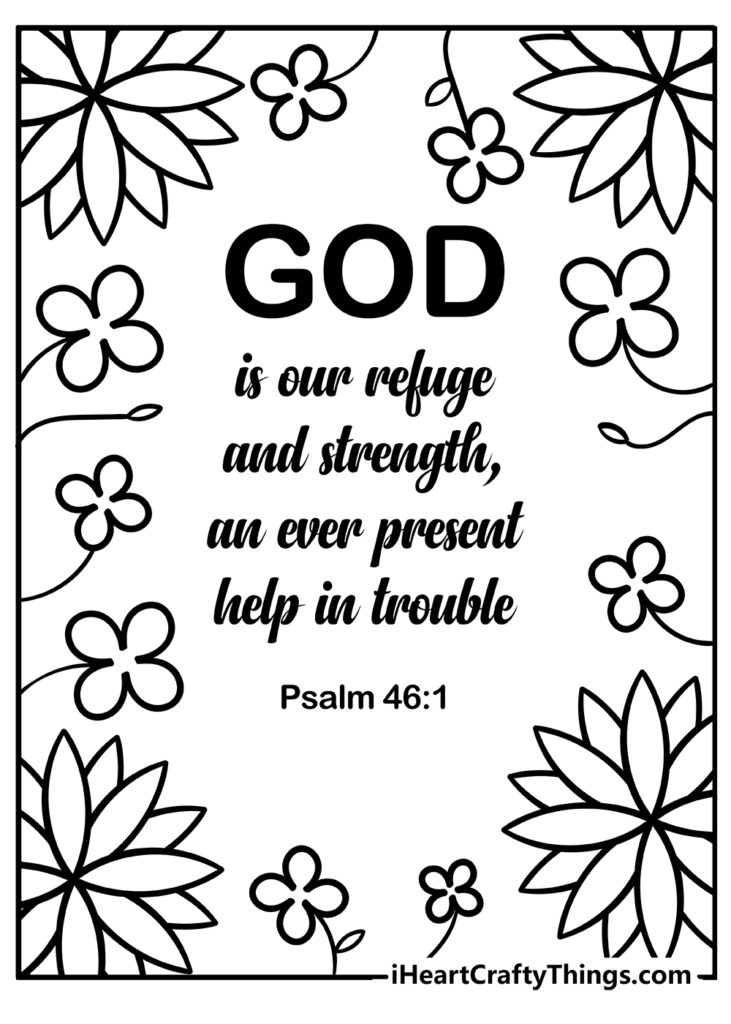 Printable Bible Verse Coloring Pages Updated 2022 