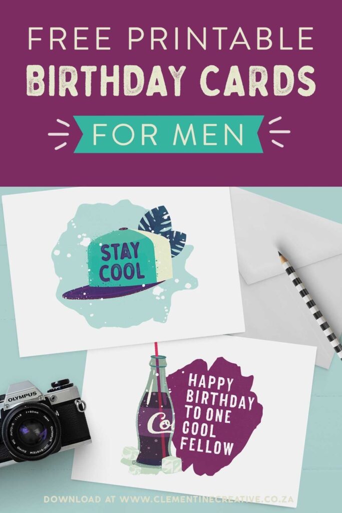 Free Printable Birthday Cards For Him