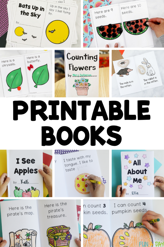 Free Printable Kindergarten Level Books Pdf
