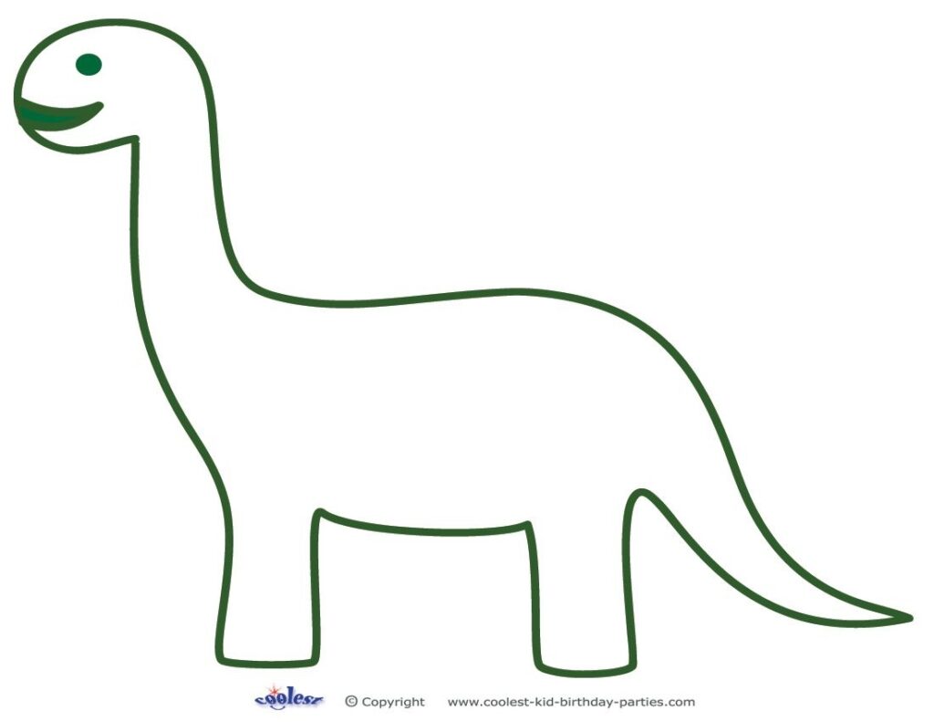 Printable Brontosaurus Decoration Dinosaur Template Dinosaur Pictures Dinosaur Printables