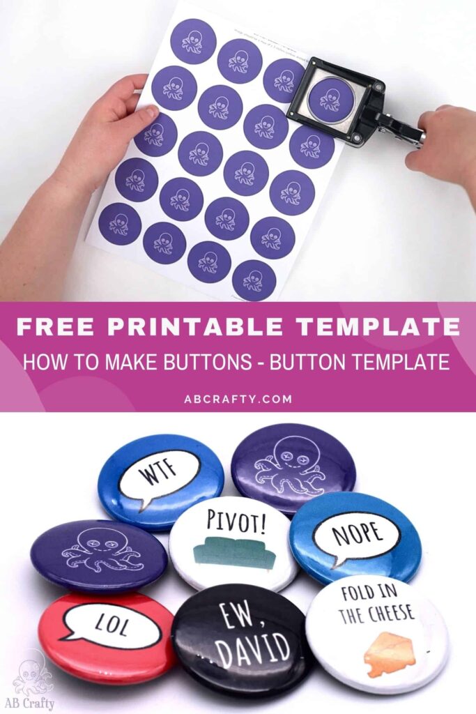 Printable Button Template Find A Free Printable