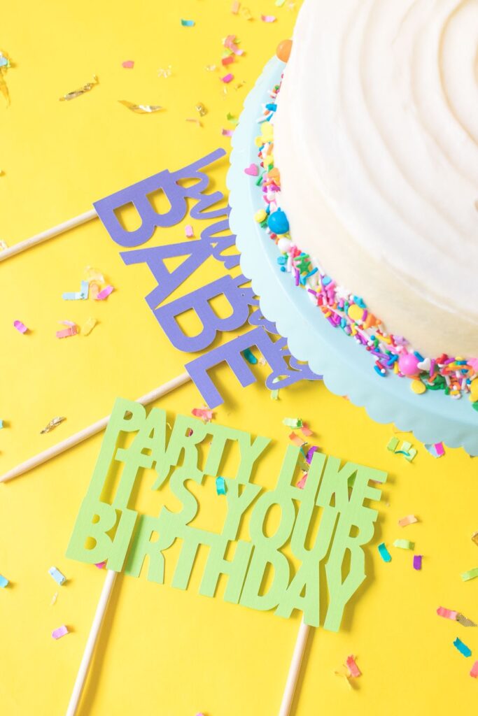 Printable Cake Toppers For Birthdays Free SVG Templates 