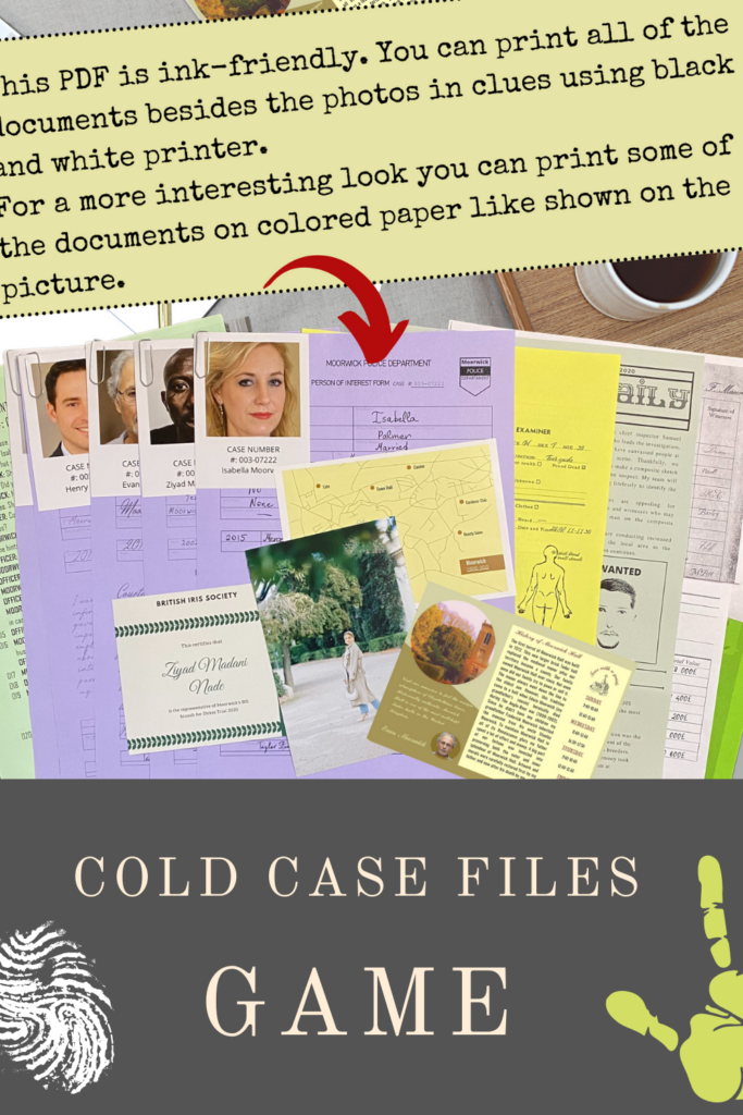  Printable Cold Case Files 18 
