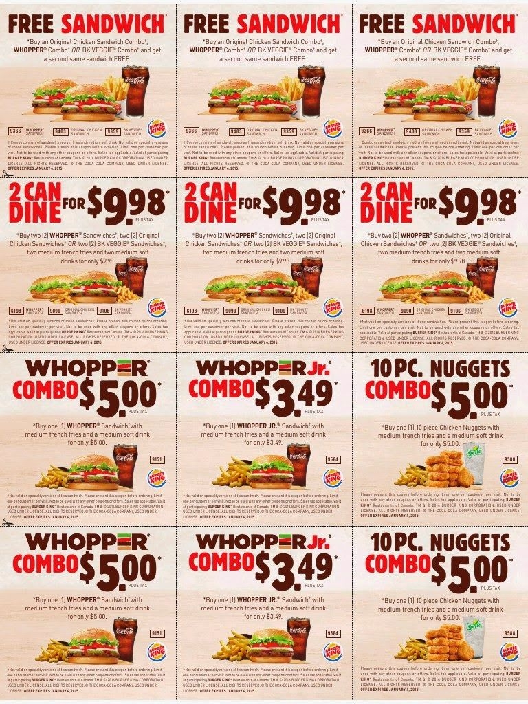 Printable Coupons Burger King Coupons Fast Food Coupons Printable Coupons Free Printable Coupons