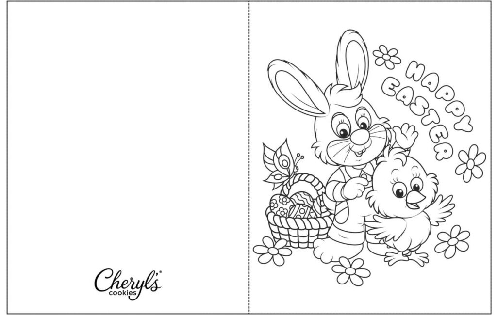Printable Easter Coloring Pages And Easter Cards Scrumptious Bites