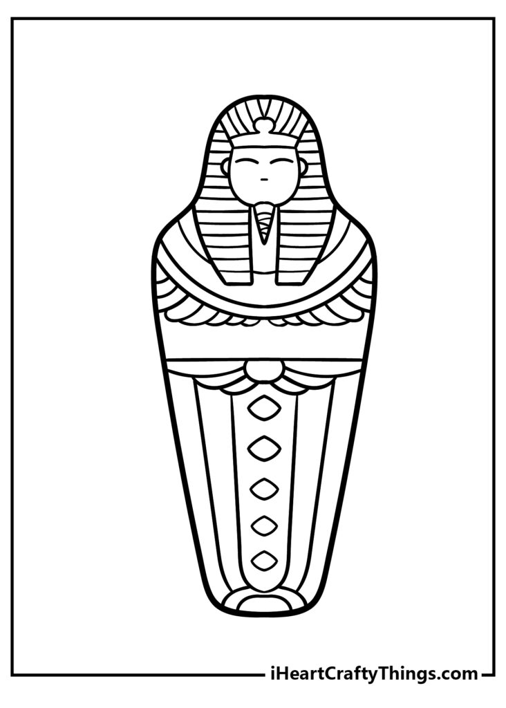 Printable Egyptian Coloring Pages Updated 2022 