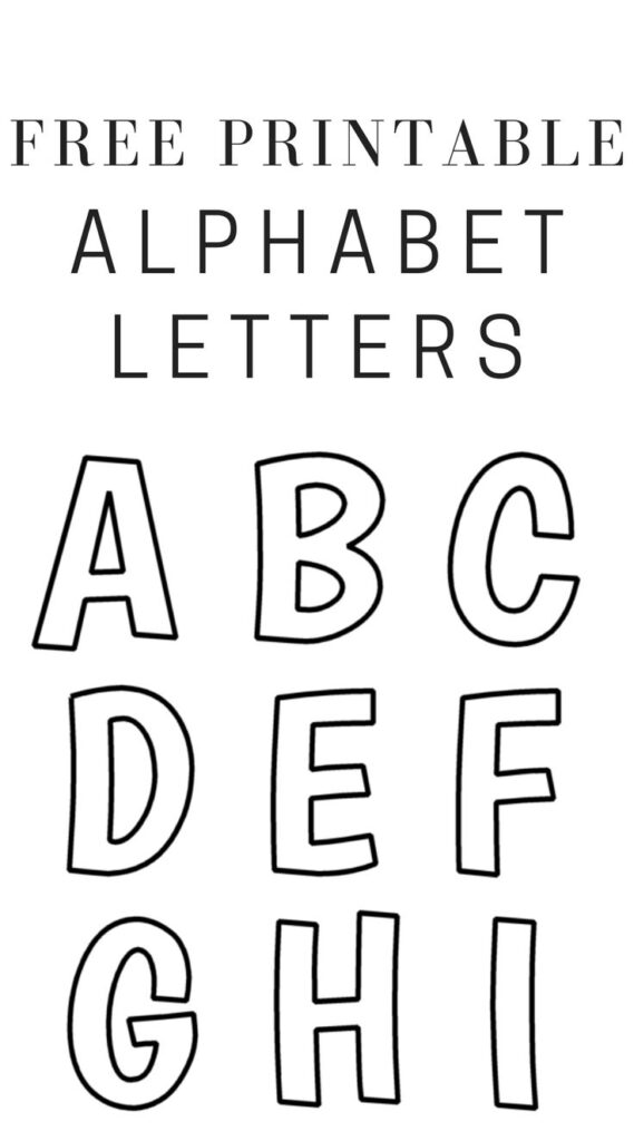 Printable Free Alphabet Templates Free Printable Alphabet Letters Free Alphabet Printables Printable Alphabet Letters