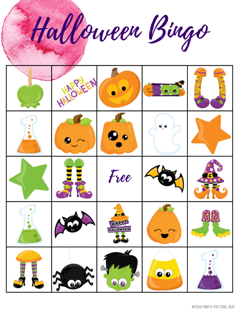Halloween Bingo Printable Free