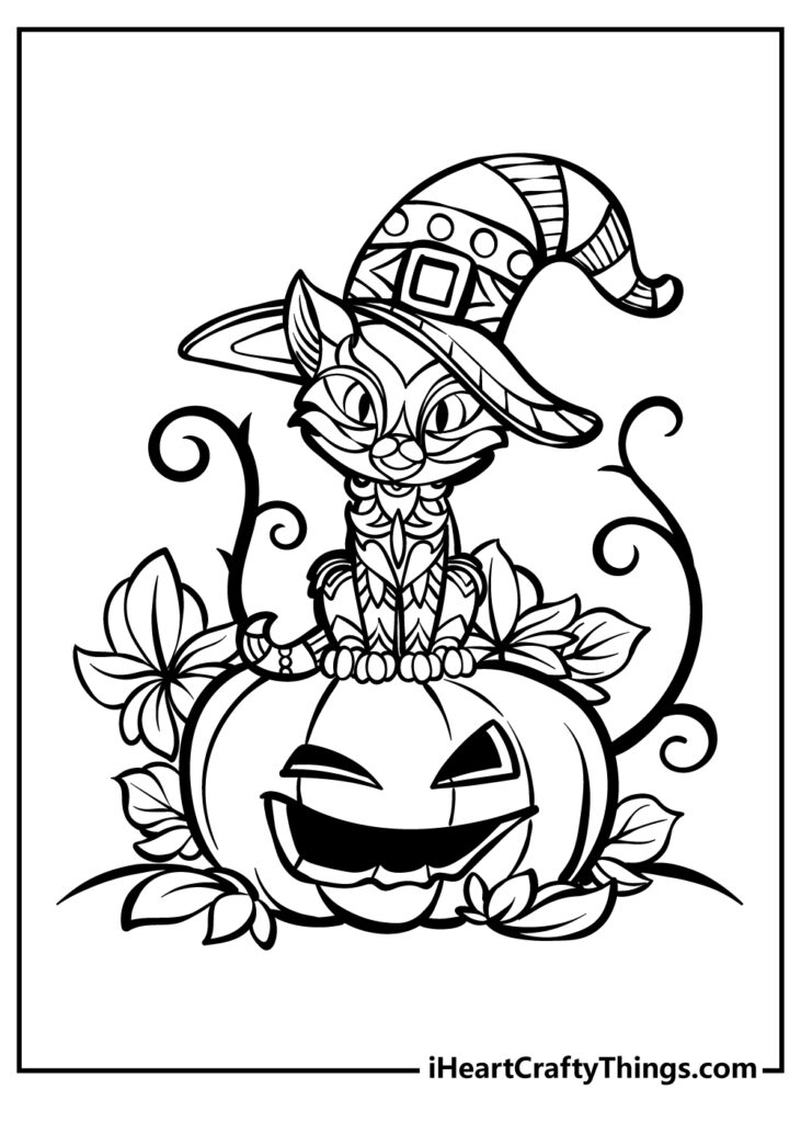 Printable Halloween Coloring Pages Updated 2022 