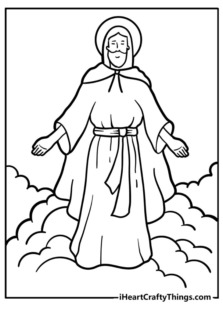 Printable Jesus Coloring Pages Updated 2022 