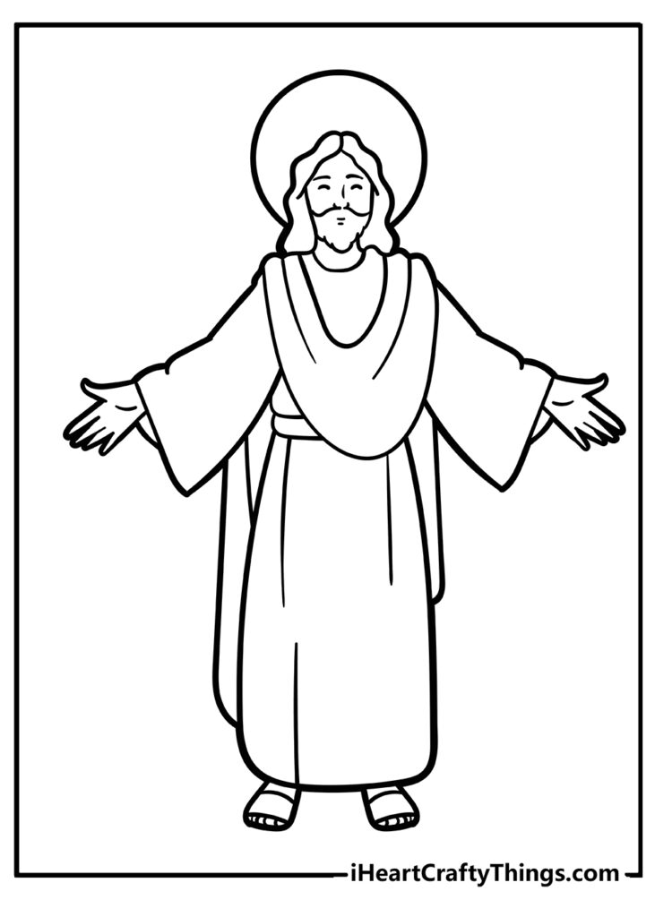 Printable Jesus Coloring Pages Updated 2022 