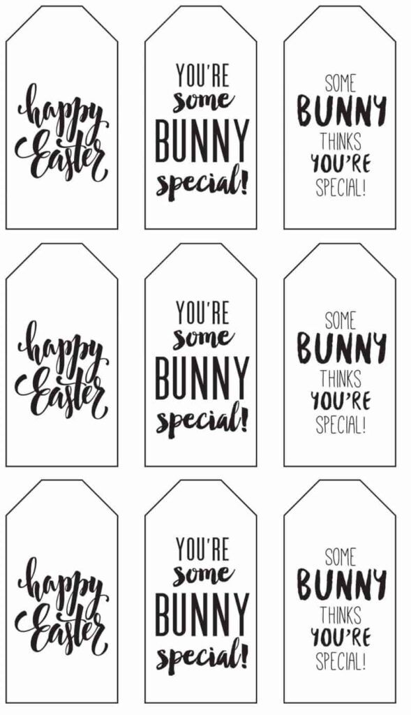 Printable Little Easter Gift Tags Make Cute Favors 