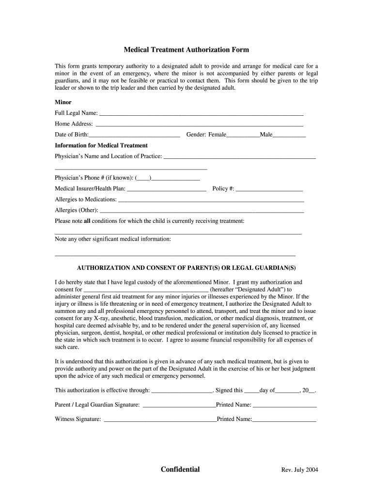 Printable Medical Consent Template Fill Out Sign Online DocHub