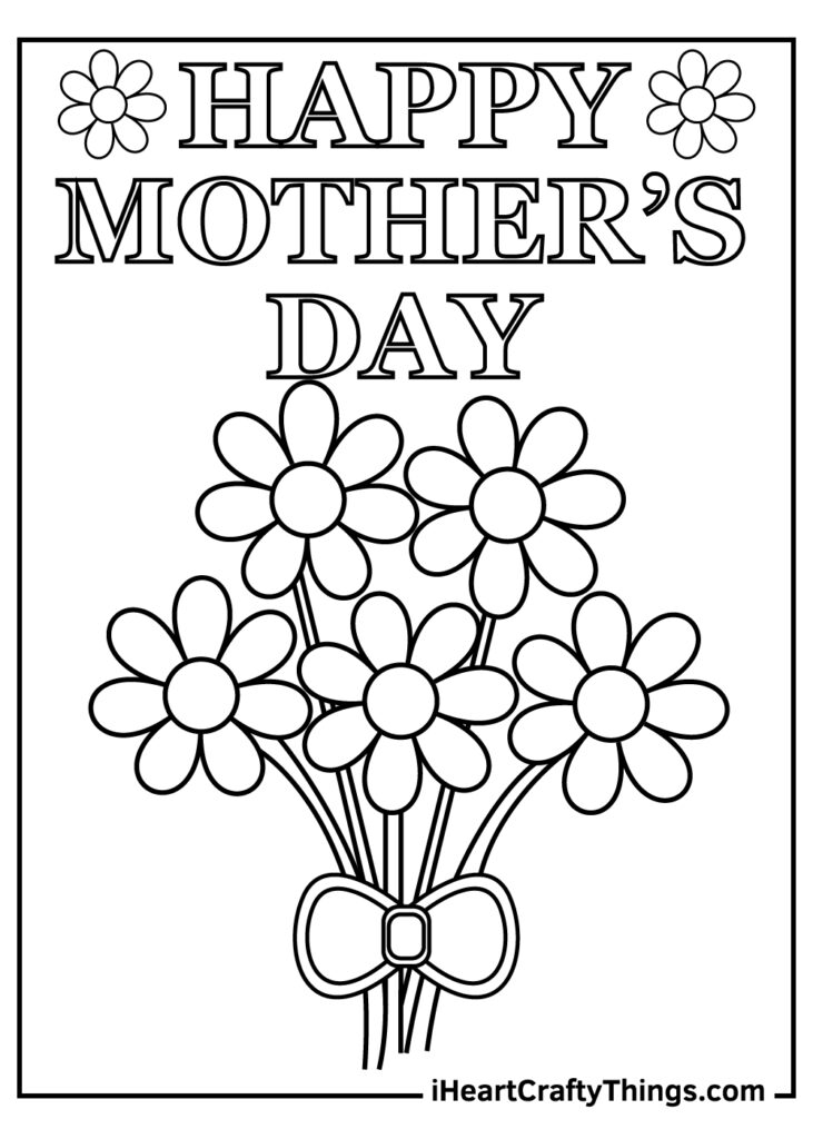 Printable Mother s Day Coloring Pages Updated 2022 