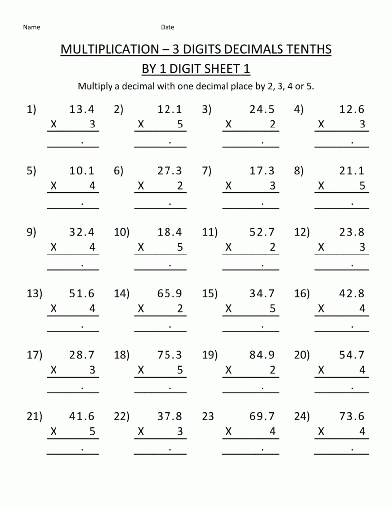 Printable Multiplication Worksheets 5th Grade Educative Printabl Printable Multiplication Worksheets Math Multiplication Worksheets Multiplication Worksheets