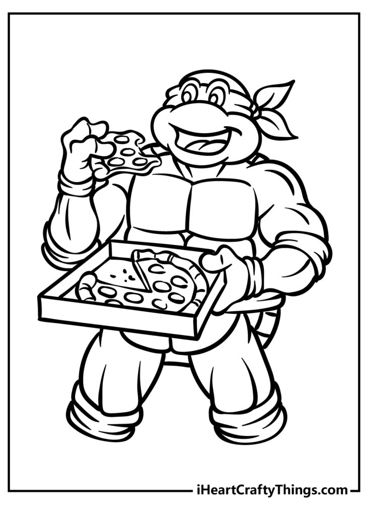 Printable Ninja Turtles Coloring Pages Updated 2022 