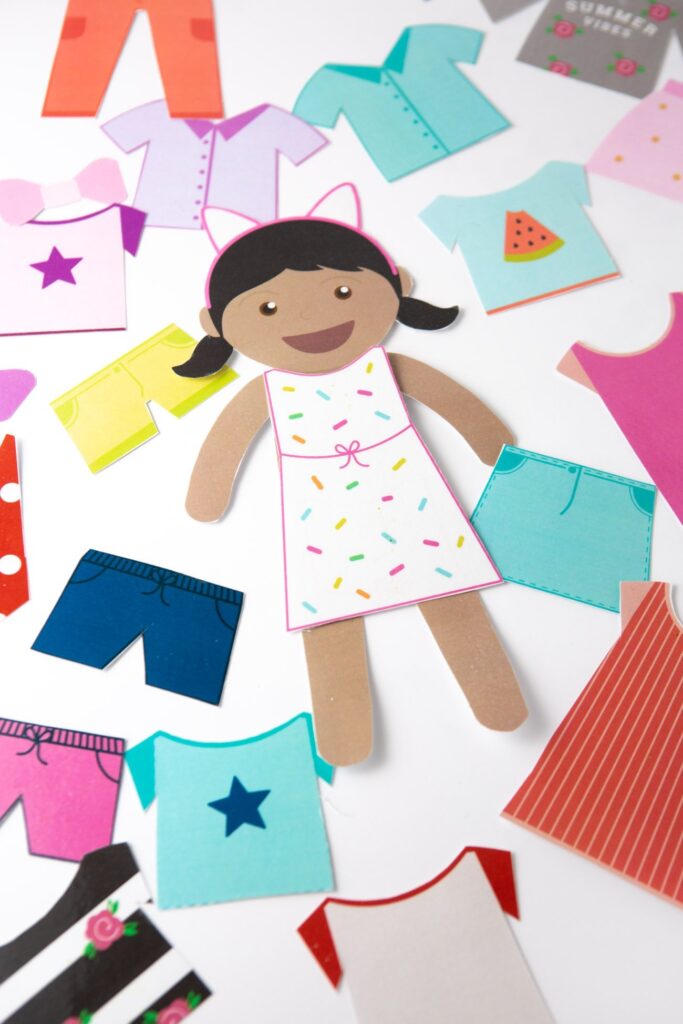 Printable Paper Dolls Clothes And Accessories Design Eat Repeat