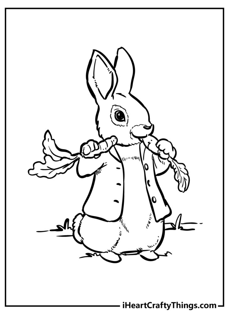 Printable Peter Rabbit Coloring Pages Updated 2022 