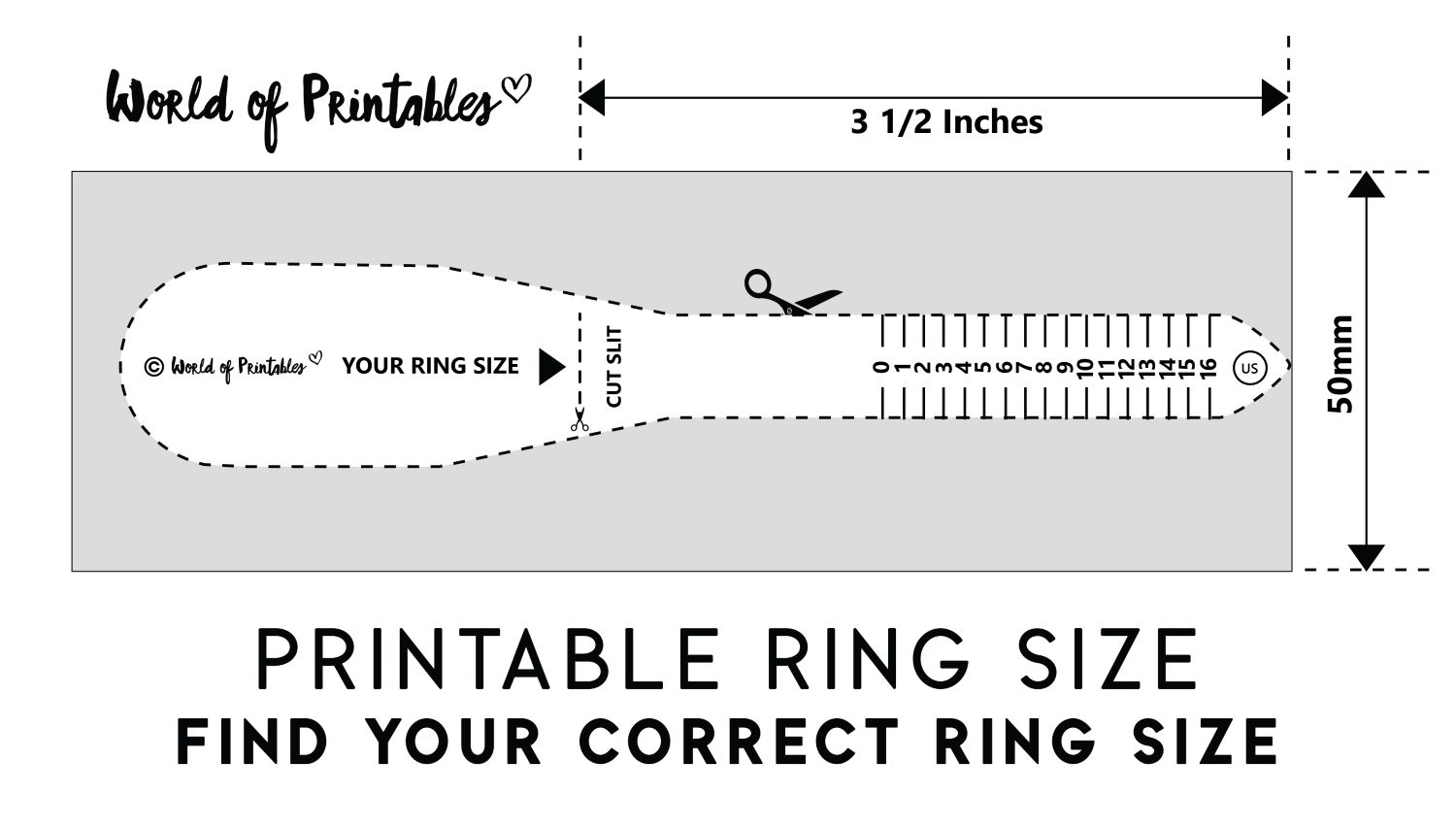 Printable Ring Sizer Free Free Printable Templates