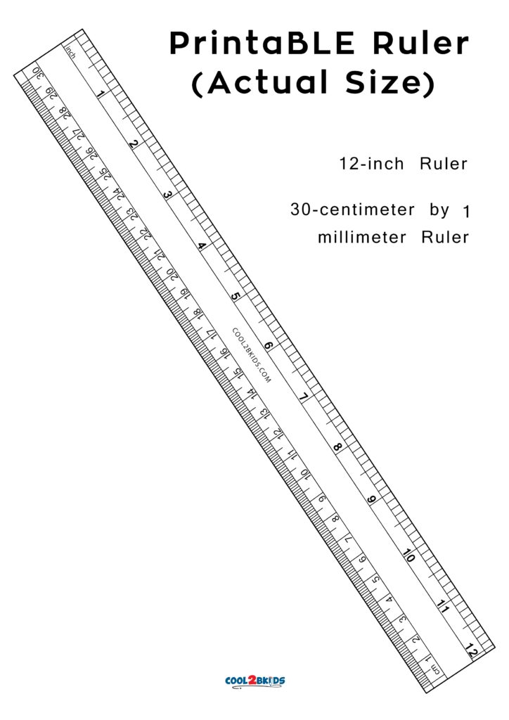 Free Printable Ruler Pdf