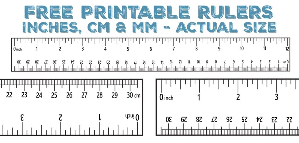 Printable Ruler Free Accurate Ruler Inches CM MM World Of Printables