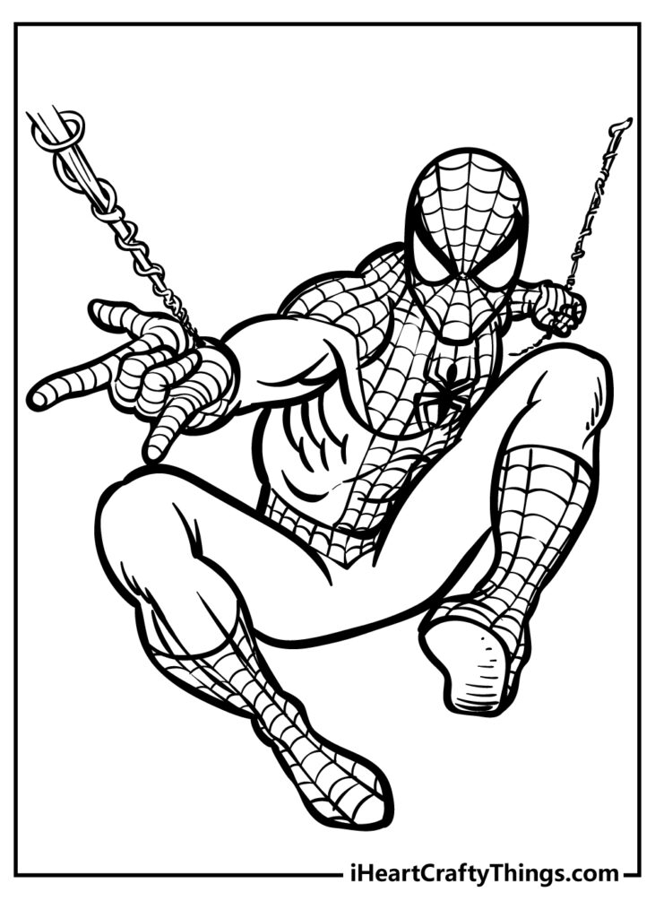 Printable Spider Man Coloring Pages Updated 2022 