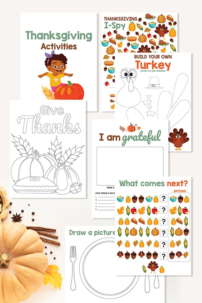 Free Printable Thanksgiving Activity