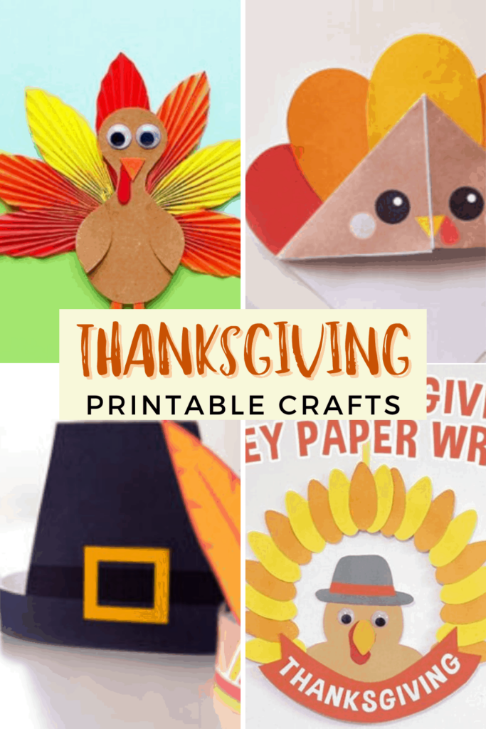 Printable Thanksgiving Crafts For Preschoolers