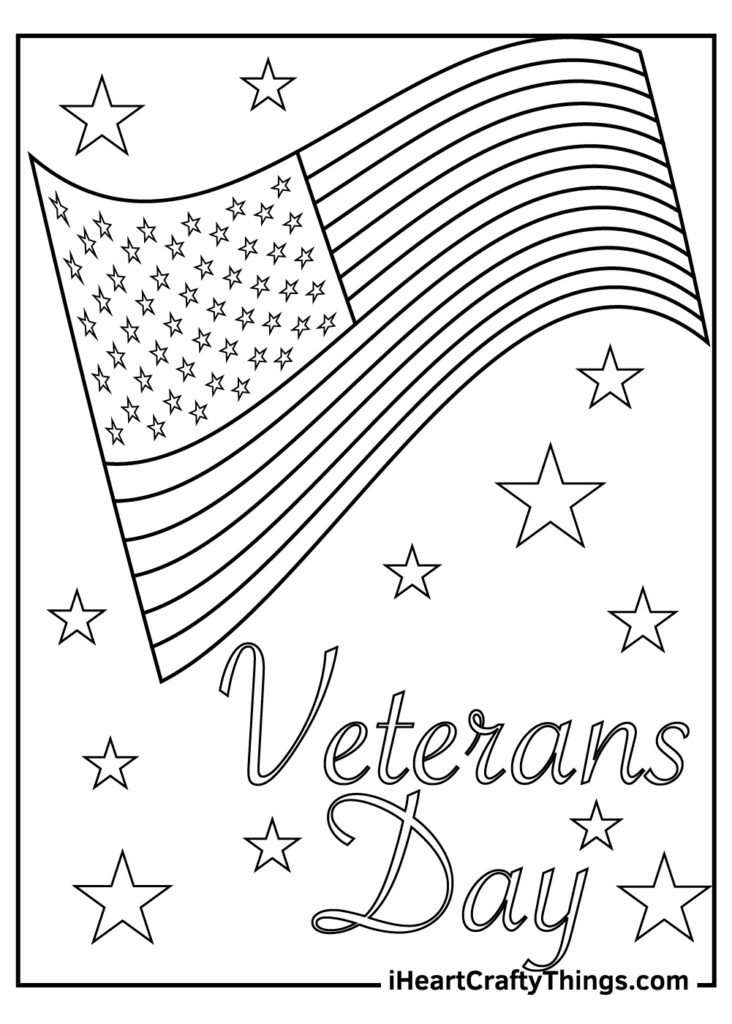 Printable Veteran s Day Coloring Pages Updated 2022 