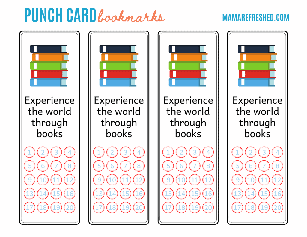 Free Printable Reward Punch Cards