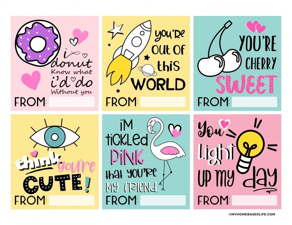 Free Printable Valentines Day Cards For Students